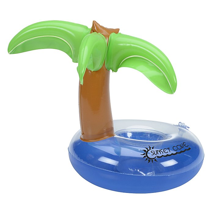Custom Inflatable Drink Holder - Palm Tree
