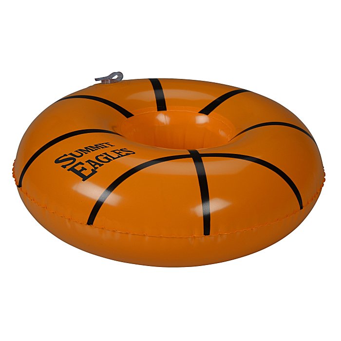 Custom Inflatable Drink Holder - Basketball