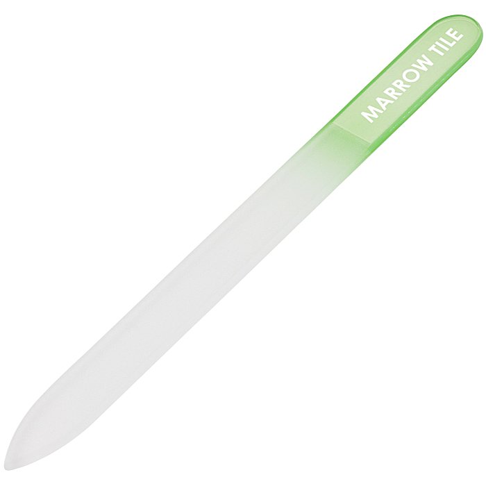 Custom Glass Nail File in Sleeve