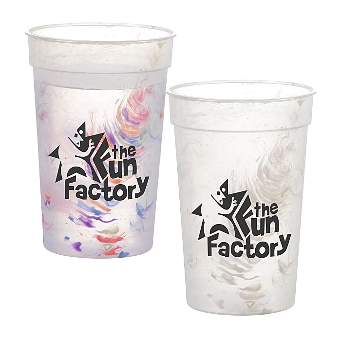 Custom Rainbow Confetti Mood Cup - 16 ounces