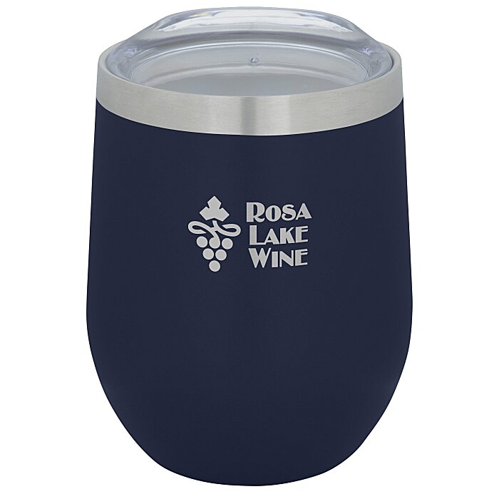 Custom Corzo Vacuum Insulated Wine Cup - 12 ounces - Laser Engraved