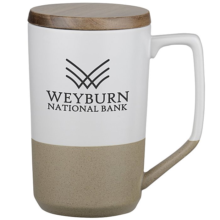 Custom Tahoe Tea and Coffee Mug with Lid - 15 oz.