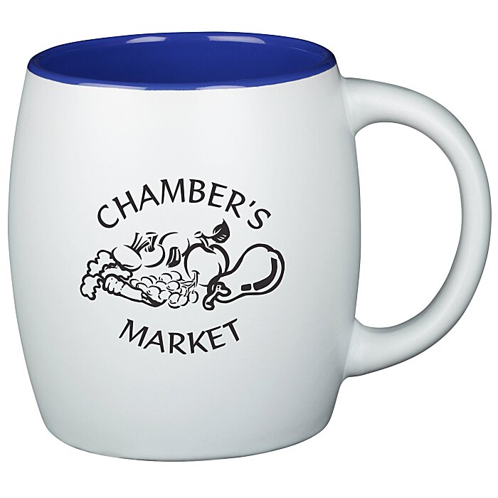 Custom Barrel Mug - 18 oz. - Two-Tone - 24 hr