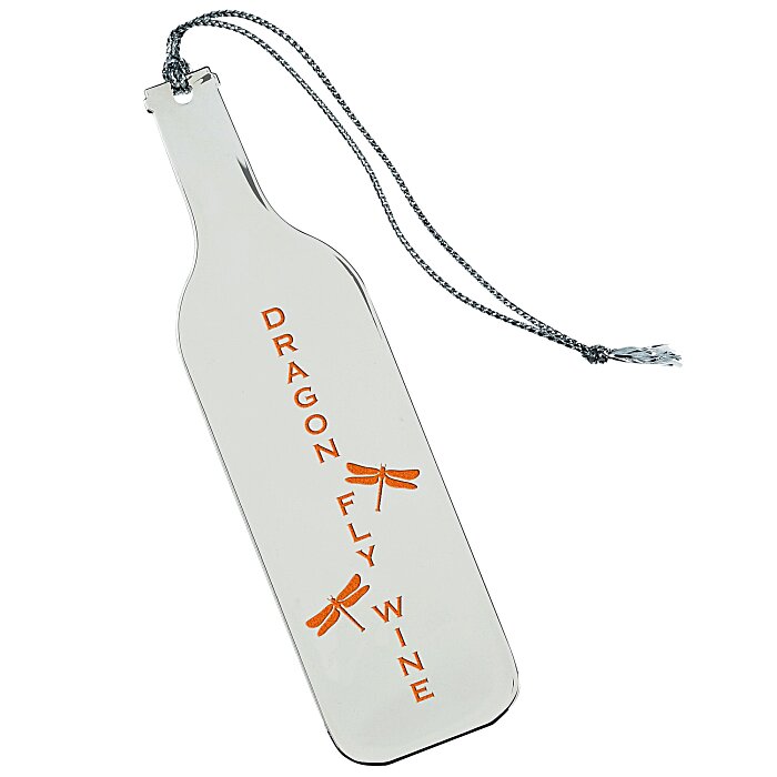 Custom Tinsel Wine Bottle Ornament
