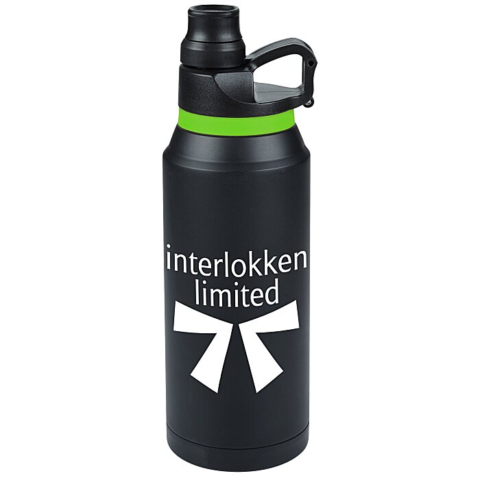 Custom Sahara Stainless Vacuum Bottle - 32 oz - 24 hr