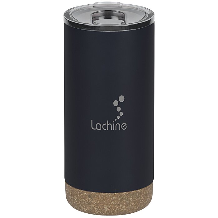 Custom Wellington Vacuum Tumbler with Cork Bottom - 16 oz - Laser Engraved