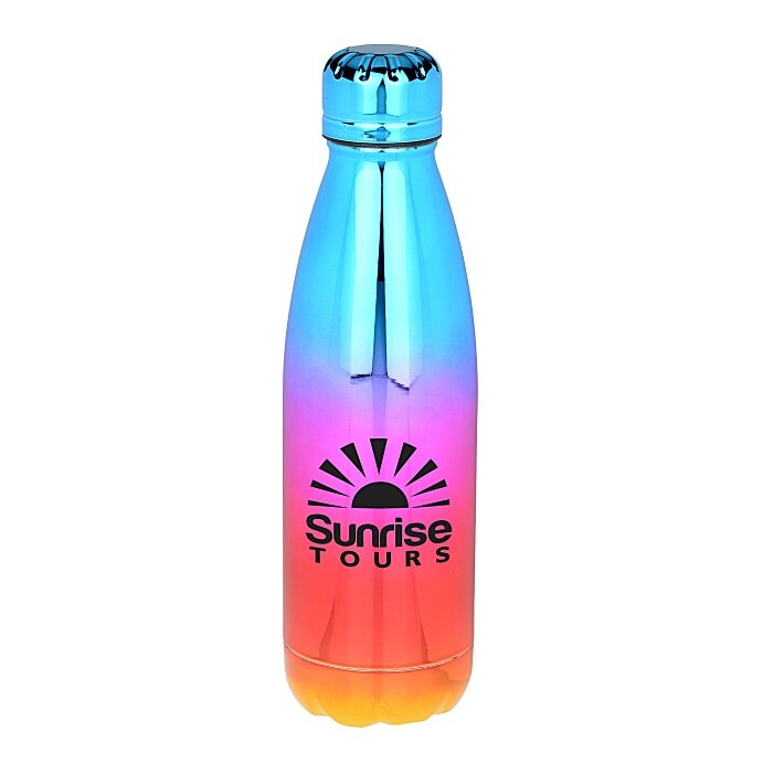 Custom Rockit Claw Shine Stainless Vacuum Bottle - 17 oz. - Ombre