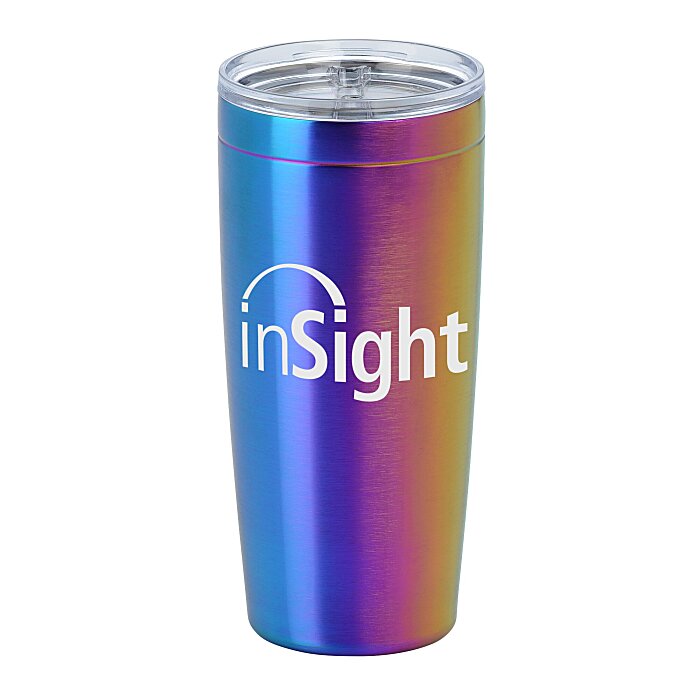 Custom Viking Vacuum Tumbler - 20 oz - Rainbow