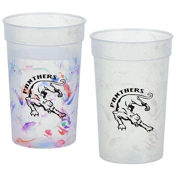 Custom Rainbow Confetti Mood Cup - 20 oz.