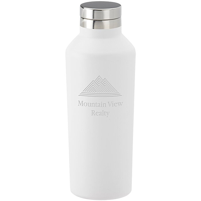 Custom h2go Manhattan Vacuum Bottle - 17 oz - Laser Engraved