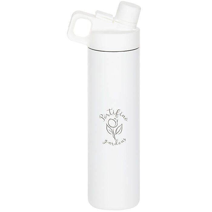 Custom MiiR Wide Mouth Vacuum Bottle with Chug Lid - 20 oz - Laser Engraved