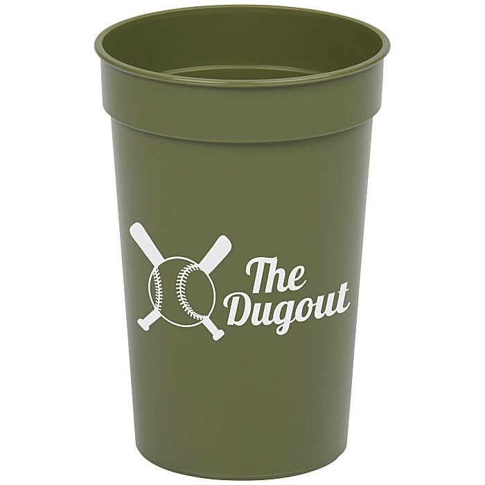 Custom Earthtone Stadium Cup - 17 oz