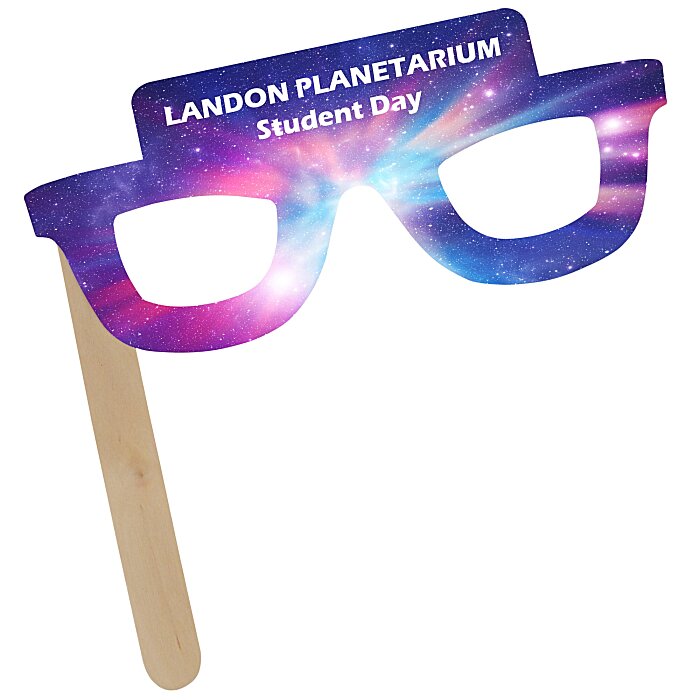 Custom Billboard Glasses on Stick