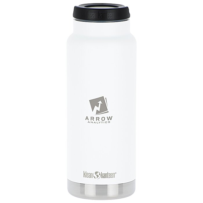 Custom Klean Kanteen TKWide Vacuum Bottle - 32 oz - Laser Engraved