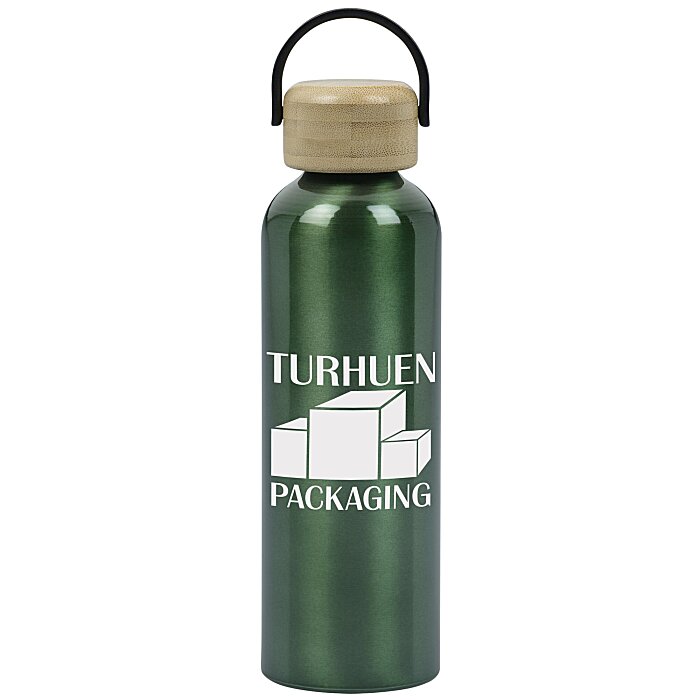 Custom Greenstone Aluminum Bottle - 24 oz