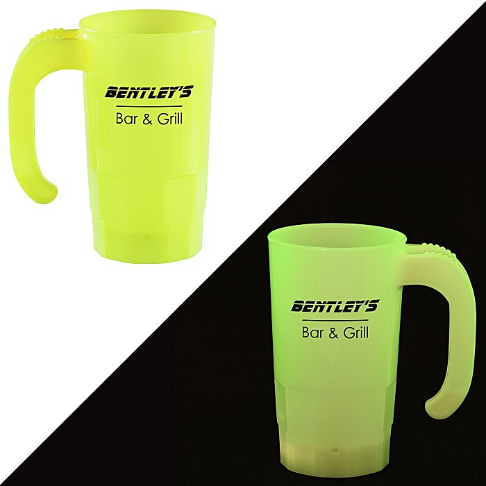 Custom Nite Glow Stackable Beer Stein - 20 oz.
