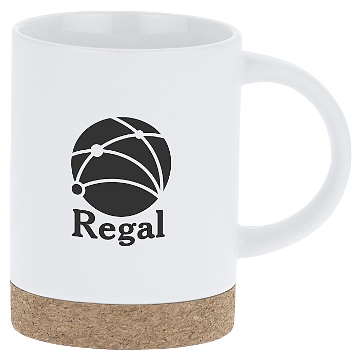 Custom Caspian Coffee Mug with Cork Bottom - 13.5 oz.