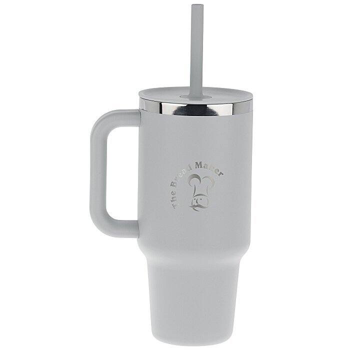 Custom Hydro Flask All Around Travel Tumbler with Straw - 32 oz. - Laser Engraved