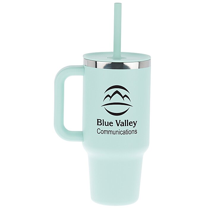 Custom Hydro Flask All Around Travel Tumbler with Straw - 32 oz.