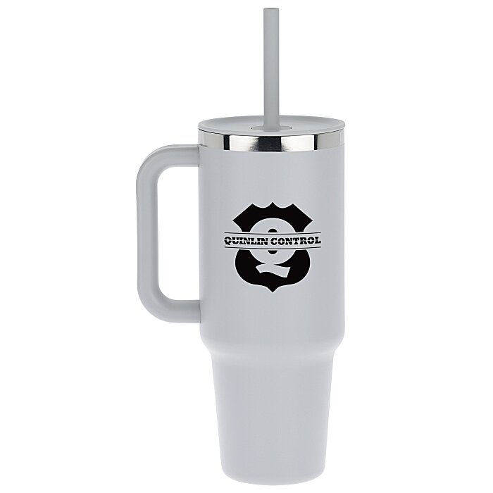 Custom Hydro Flask All Around Travel Tumbler with Straw - 40 oz.
