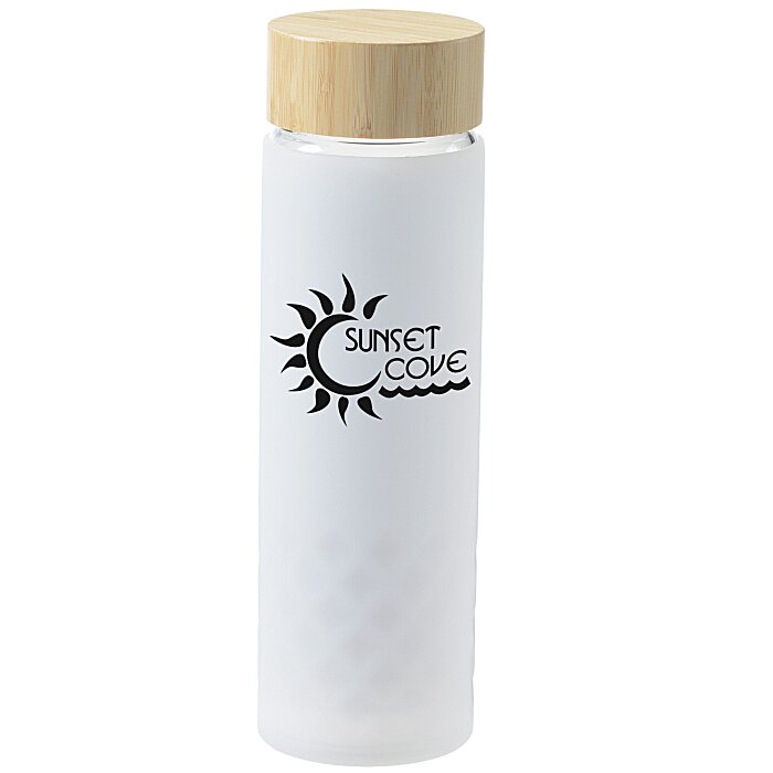 Custom h2go Dawn Glass Bottle - 18 oz