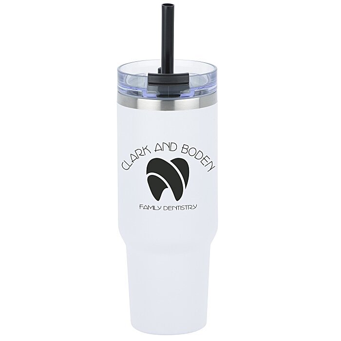Custom Charger Vacuum Tumbler - 40 oz