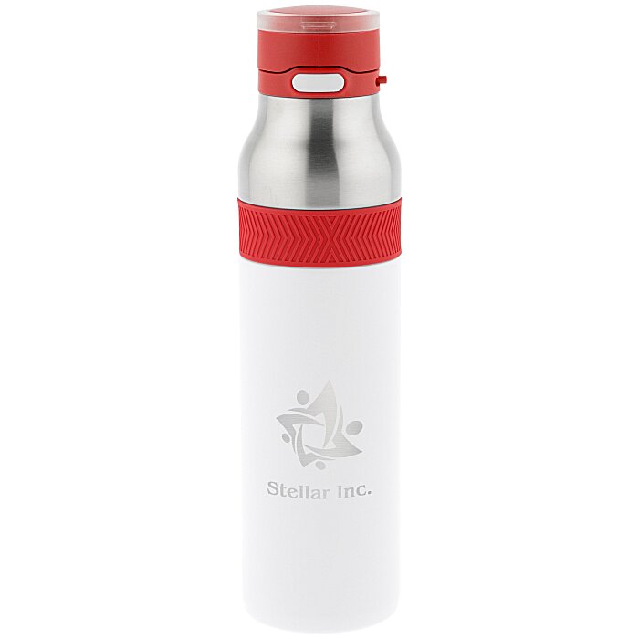 Custom h2go Jogger Vacuum Bottle - 21 oz - Laser Engraved