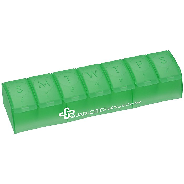 Custom Quick Care Weekly Med Minder - Translucent