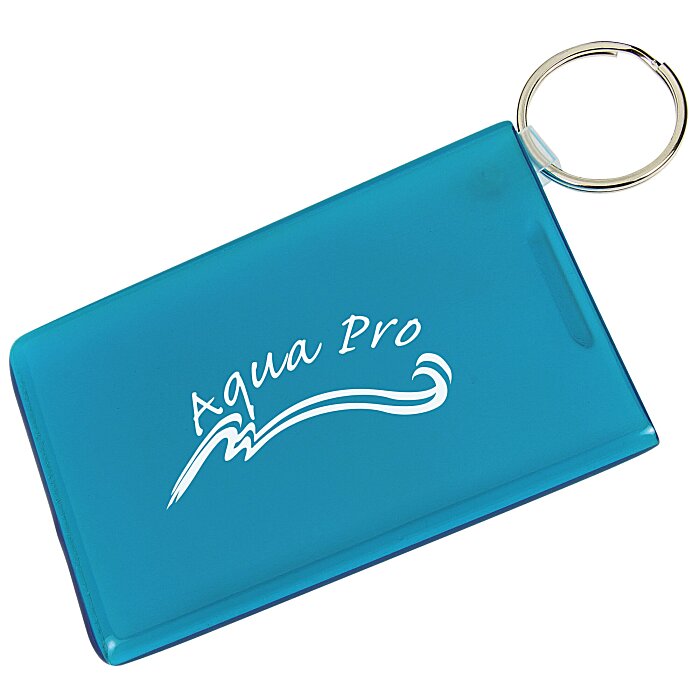 Custom Card Keeper with Keychain - Translucent