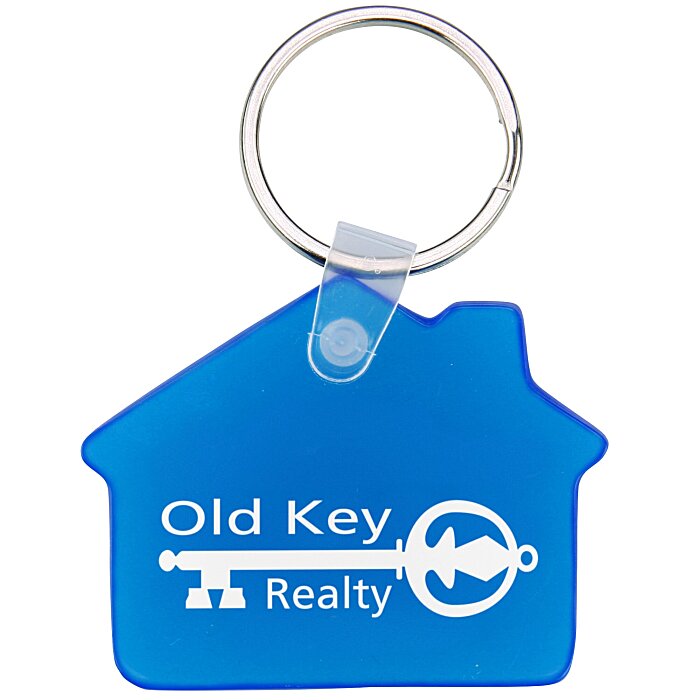Custom House Soft Keychain - Translucent