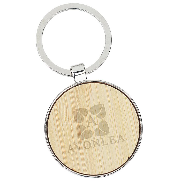 Custom Jocelyn Bamboo Keychain