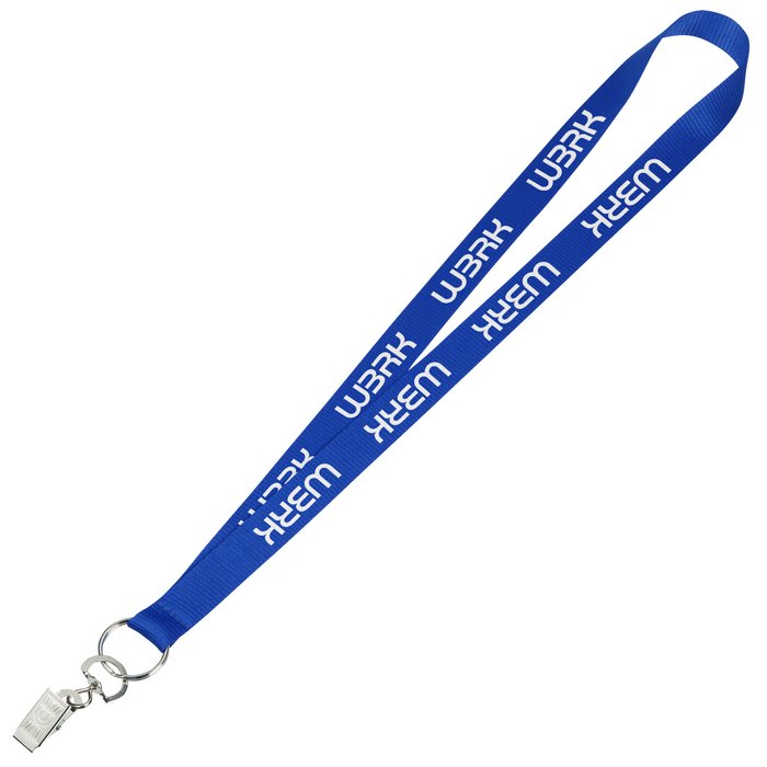 Custom Value Lanyard - 3/4 inch - Metal Bulldog Clip