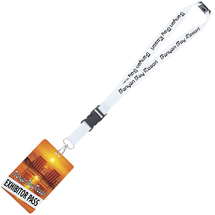 Custom Maverick Lanyard & Badge Combo - 40 inches - 5 inches x 3 inches