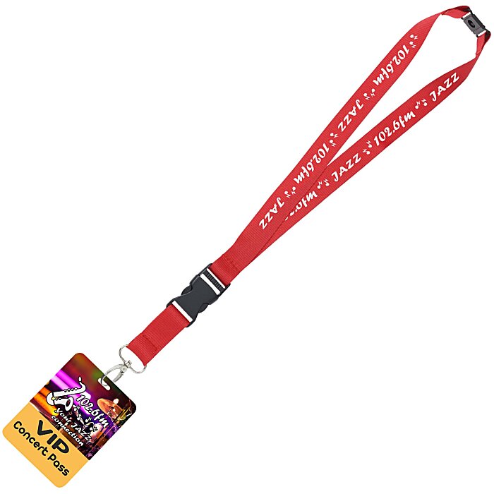 Custom Maverick Lanyard & Badge Combo - 40 inches - 4 inches x 3 inches