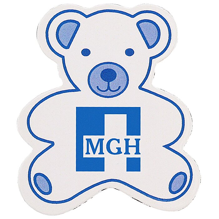Custom Flat Flexible Magnet - Teddy Bear
