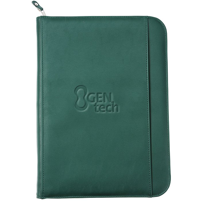 Custom Executive Portfolio with Notepad - Debossed