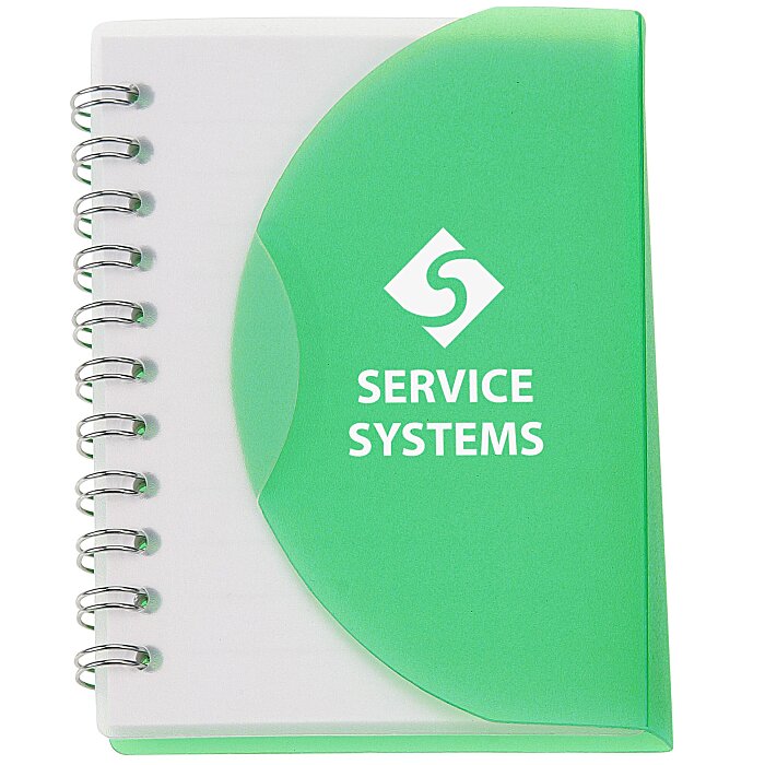 Custom Spiral Curve Notebook - 4 1/4 inches x 3 1/4 inches