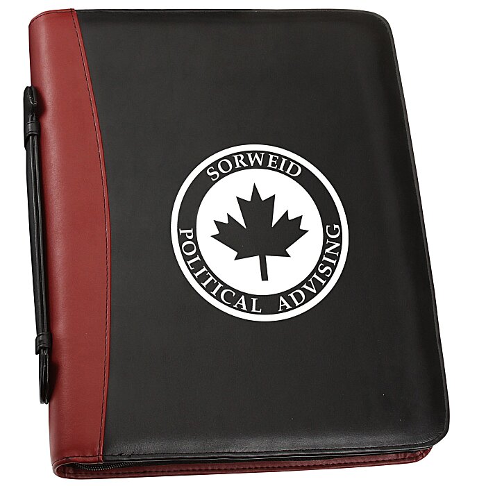 Custom Conference Ring Folio with Notepad - Screen