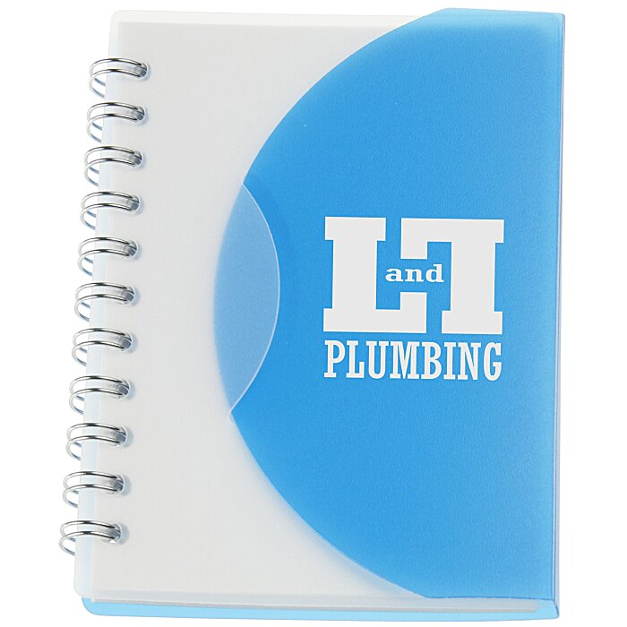Custom Post Spiral Notebook - Translucent