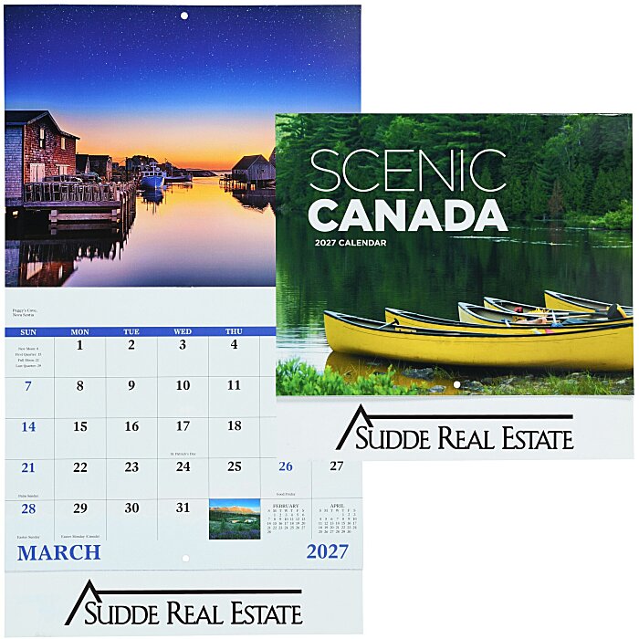 Custom Canada Scenic Vistas Calendar