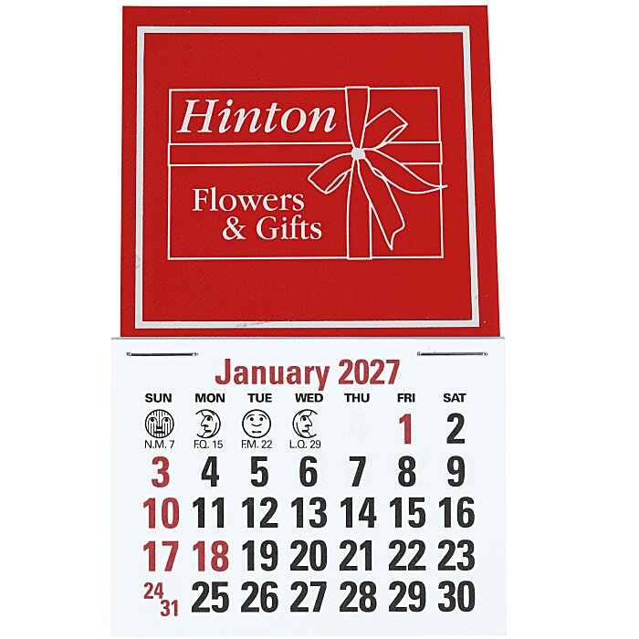 Custom Stick Up Calendar - Square