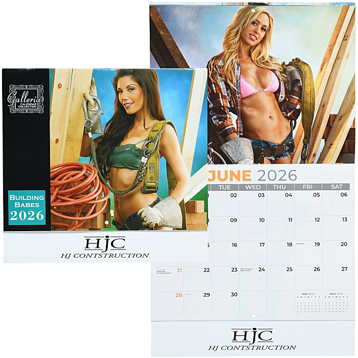 Custom Building Babes Appointment Calendar