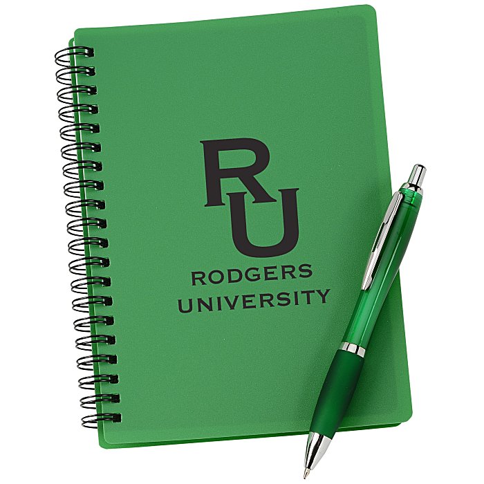 Custom Pocket Buddy Notebook Set - Translucent Barrel
