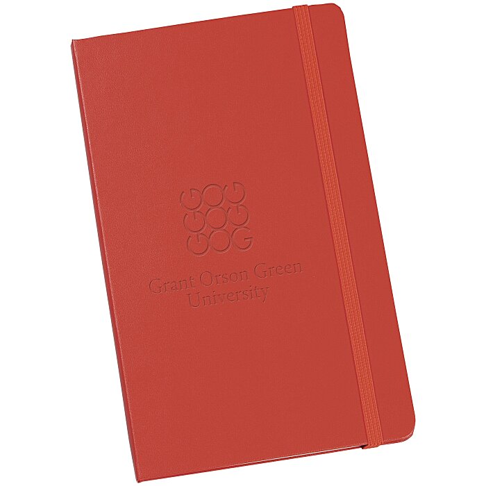 Custom Moleskine Hard Cover Notebook - 8 1/4 inches x 5 inches - Ruled Lines