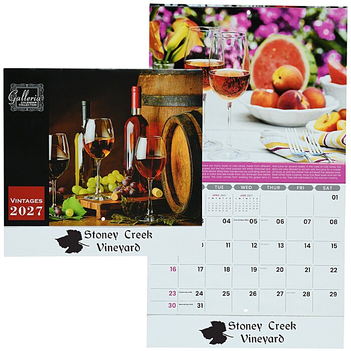 Custom Wine Lovers Appointment Calendar