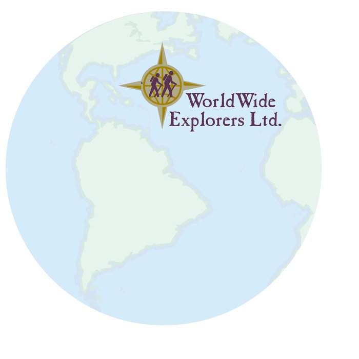 Custom Souvenir Sticky Note - Globe - 50 Sheet