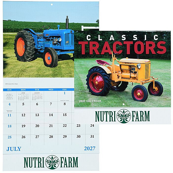 Custom Classic Tractors Appointment Calendar - Stapled
