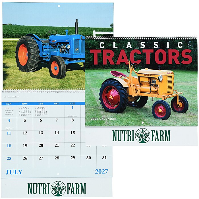 Custom Classic Tractors Appointment Calendar - Spiral