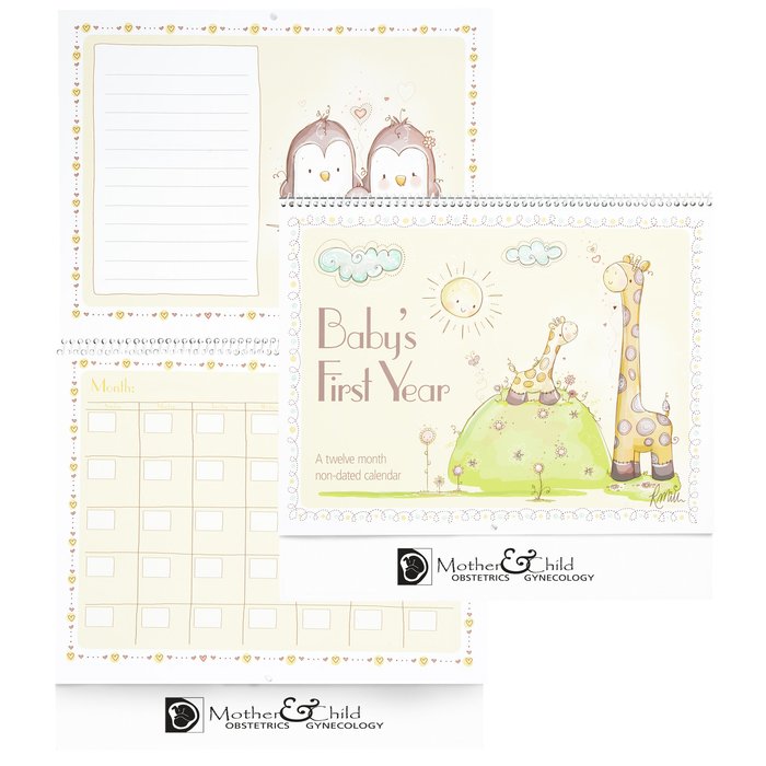 Custom Baby's First Year Calendar
