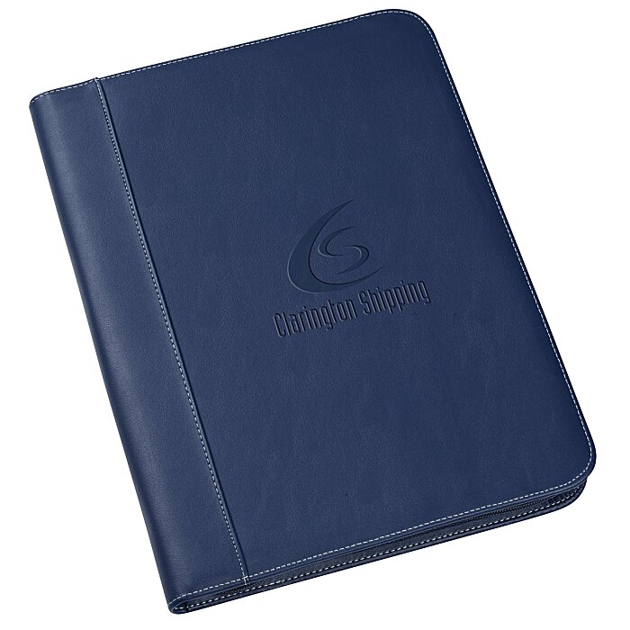 Custom Monroe Zippered Padfolio